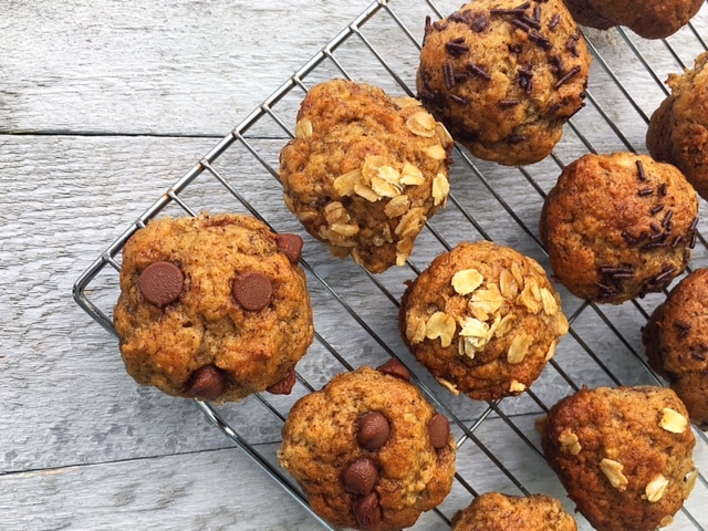 Banana surprise muffins made with Cricket Powder